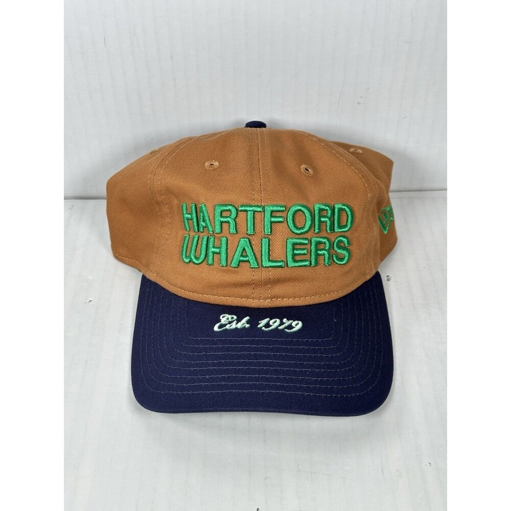 New Era Hartford Whalers Bronze 9TWENTY Adjustable Strapback Hat Cap NHL